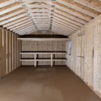 71198-1 12'x24' Ranch Gable Wood Panel Shed