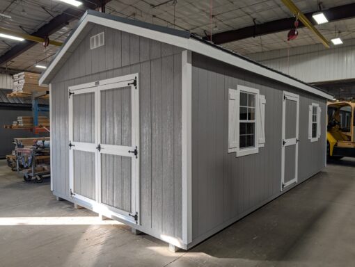 71198 12'x24' Ranch Gable Wood Panel Shed