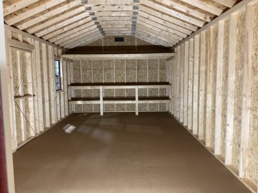 12'x24' Ranch Gable Wood Panel Shed