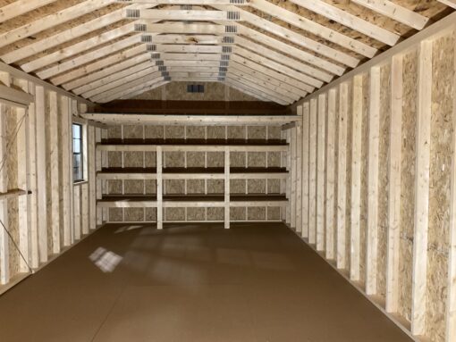 12'x24' Ranch Gable Wood Panel Shed