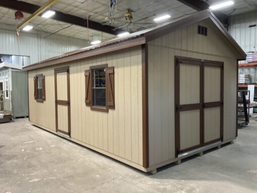12'x24' Ranch Gable Wood Panel Shed