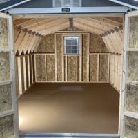 71228-1 10'x12' Low Barn Wood Panel Shed