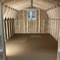 71230-1 10'x12' Low Barn Wood Panel Shed