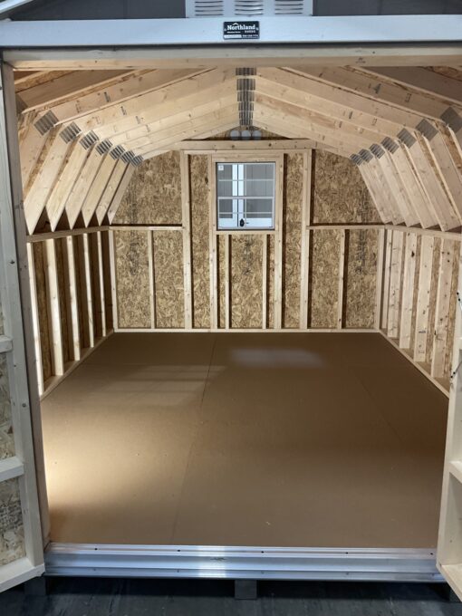 71230-1 10'x12' Low Barn Wood Panel Shed