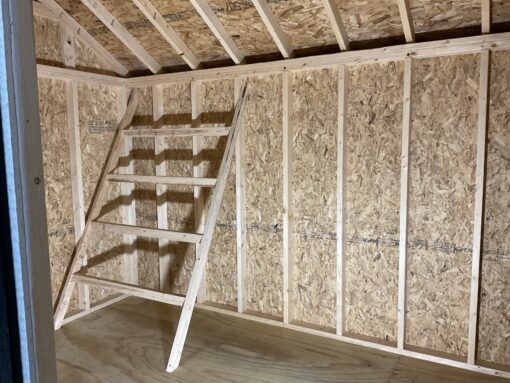 8'x12' Quaker Gable Wood Panel Chicken Coop