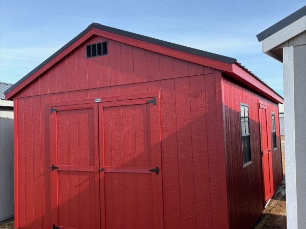 12'x20' Economy Ranch Gable Wood Shed