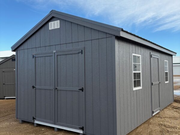 12'x20' Economy Ranch Gable Wood Shed