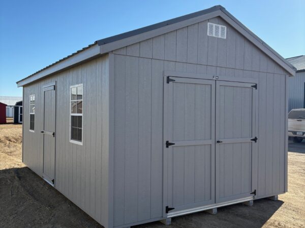 12'x20' Economy Ranch Gable Wood Shed