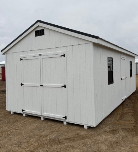 12'x24' Economy Ranch Gable Wood Shed