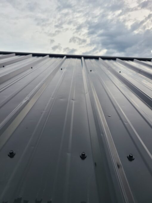 12'x24' Economy Ranch Gable Wood Shed - HAIL DAMAGE