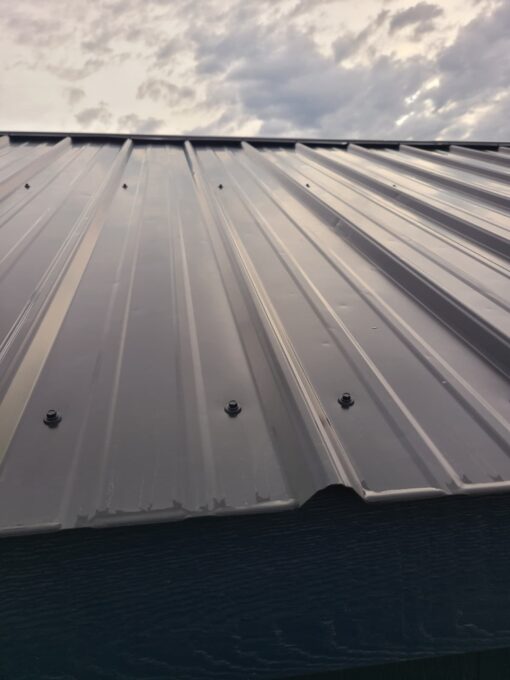 12'x24' Economy Ranch Gable Wood Shed - HAIL DAMAGE