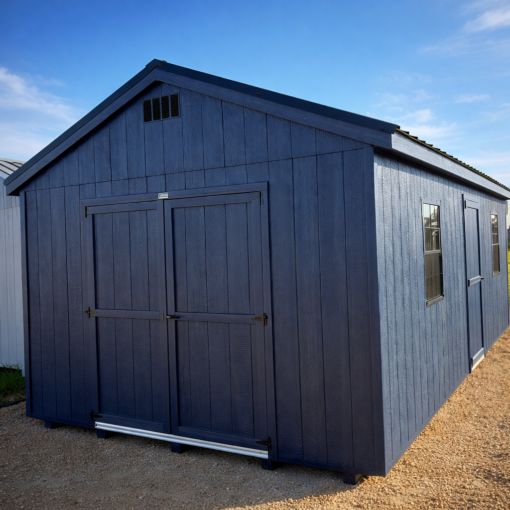 12'x24' Economy Ranch Gable Wood Shed