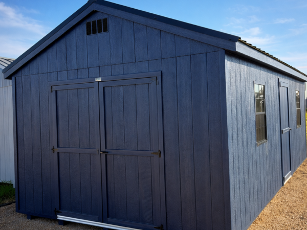 12'x24' Economy Ranch Gable Wood Shed