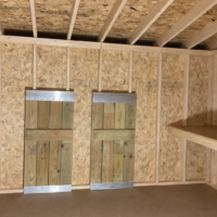 10'x12' Studio Wood Panel Shed