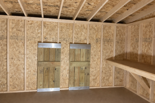 10'x12' Studio Wood Panel Shed