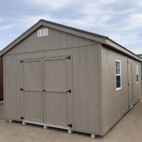 12'x24' Economy Ranch Gable Wood Shed
