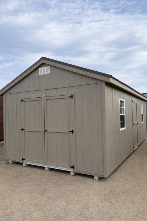 12'x24' Economy Ranch Gable Wood Shed