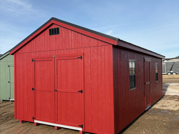 12'x24' Economy Ranch Gable Wood Shed