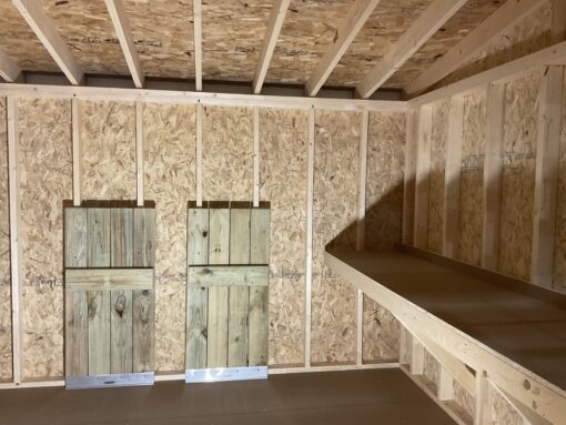 10'x12' Studio Wood Panel Shed