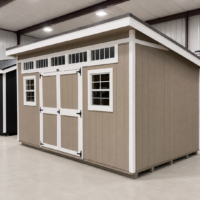 10'x16' Studio Wood Panel Shed