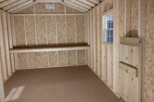 10'x16' Ranch Style Wood Panel Shed