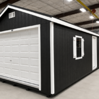 14'x32' Ranch Gable Wood Panel Garage