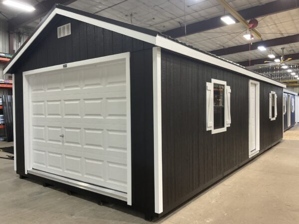 14'x32' Ranch Gable Wood Panel Garage