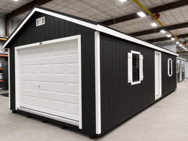 14'x32' Ranch Gable Wood Panel Garage