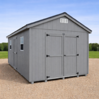 10'x20' Economy Ranch Gable Wood Shed