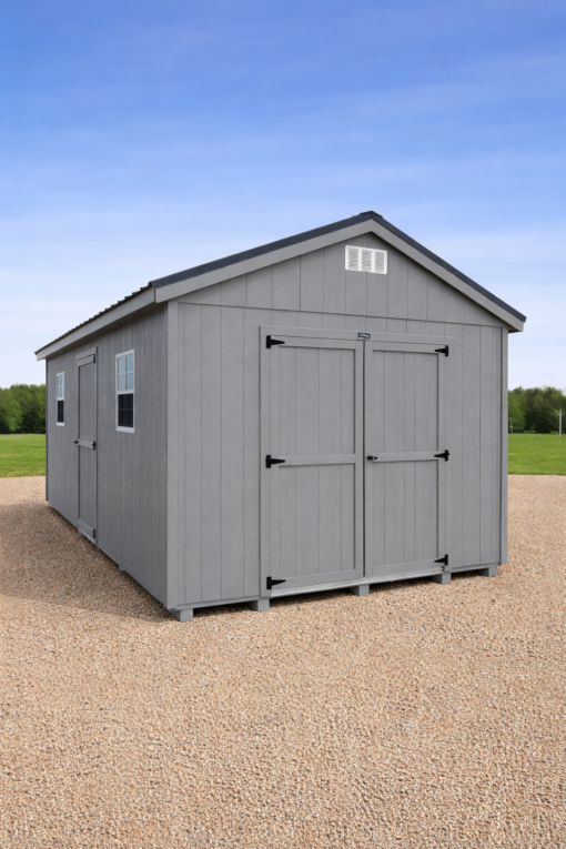 10'x20' Economy Ranch Gable Wood Shed