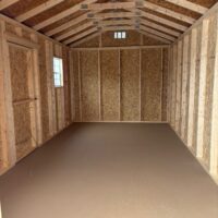 10'x20' Economy Ranch Gable Wood Shed