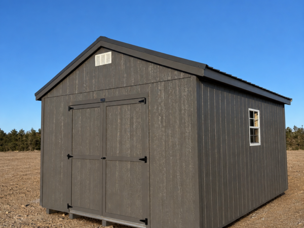 71587 12'x16' Economy Ranch Gable Wood Shed