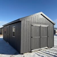 12'x24' Economy Ranch Gable Wood Shed