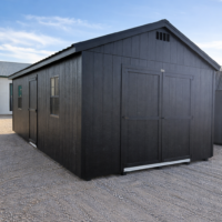 71607 12'x24' Economy Ranch Gable Wood Shed