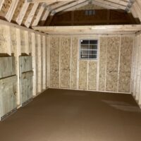 10'x16' High Barn Wood Panel Shed