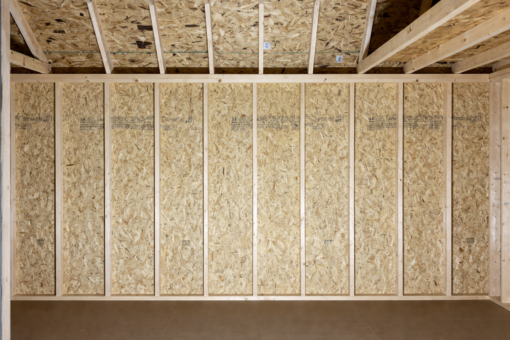 10'x16' High Barn Wood Panel Shed