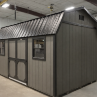 10'x16' High Barn Wood Panel Shed