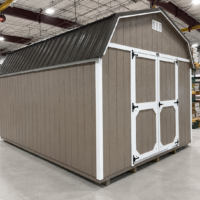 12'x16' High Barn Wood Panel Shed