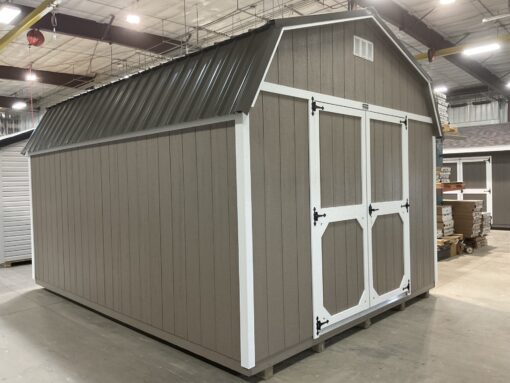 71722 12'x16' High Barn Wood Panel Shed