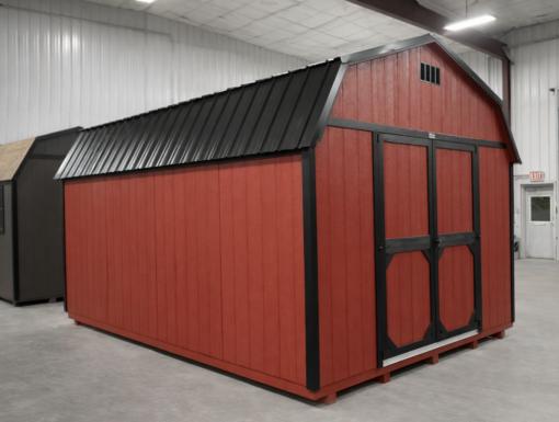 12'x16' High Barn Wood Panel Shed