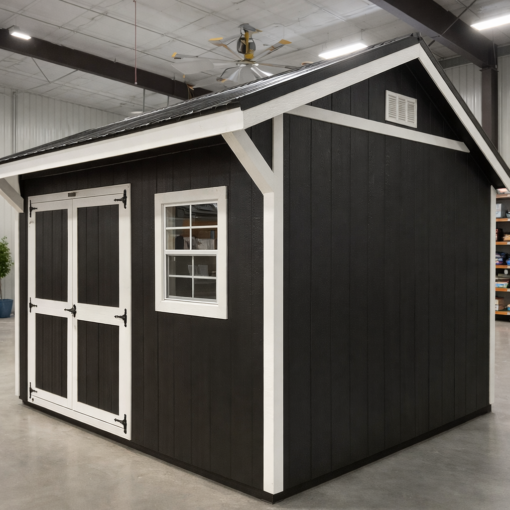 10'x12' Quaker Gable Wood Panel Shed