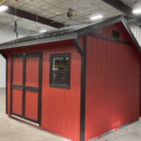 10'x12' Quaker Gable Wood Panel Shed