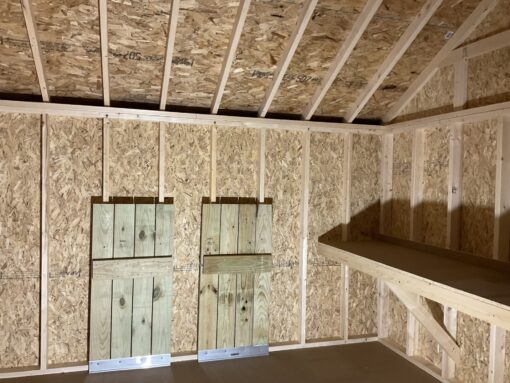 10'x12' Quaker Gable Wood Panel Shed