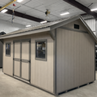 10'x16' Quaker Gable Wood Panel Shed