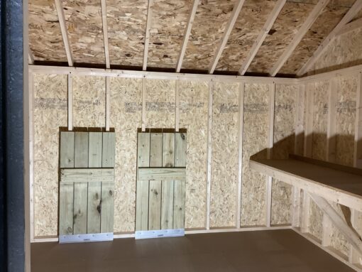 10'x16' Quaker Gable Wood Panel Shed