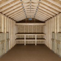 10'x20' Ranch Gable Wood Panel Shed