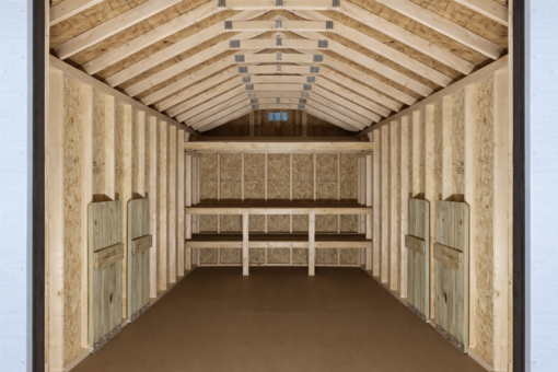 10'x20' Ranch Gable Wood Panel Shed