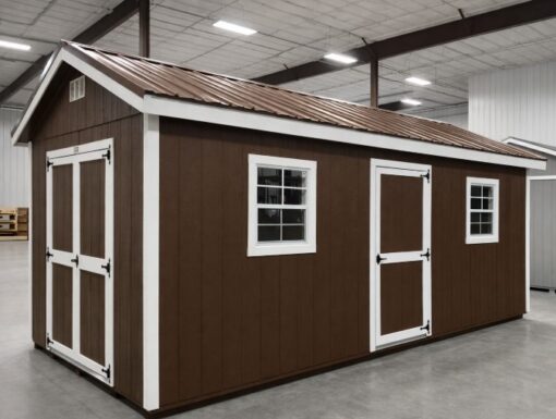 10'x20' Ranch Gable Wood Panel Shed
