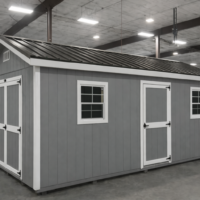 10'x20' Ranch Gable Wood Panel Shed