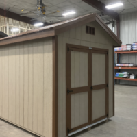 8'x10' Ranch Gable Wood Panel Shed